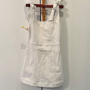 Alice + Olivia White Denim Dress